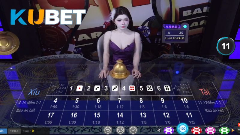 Game Sicbo tại KU Casino có luật chơi đơn giản, dễ tiếp cận